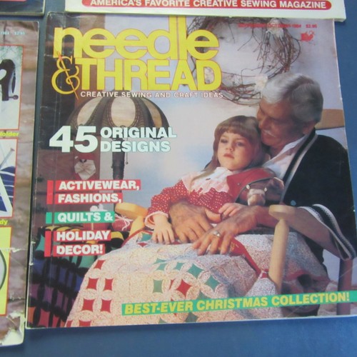 Lot of 14 vintage Needle & Thread magazines 1982-1987 - Picture 5 of 9