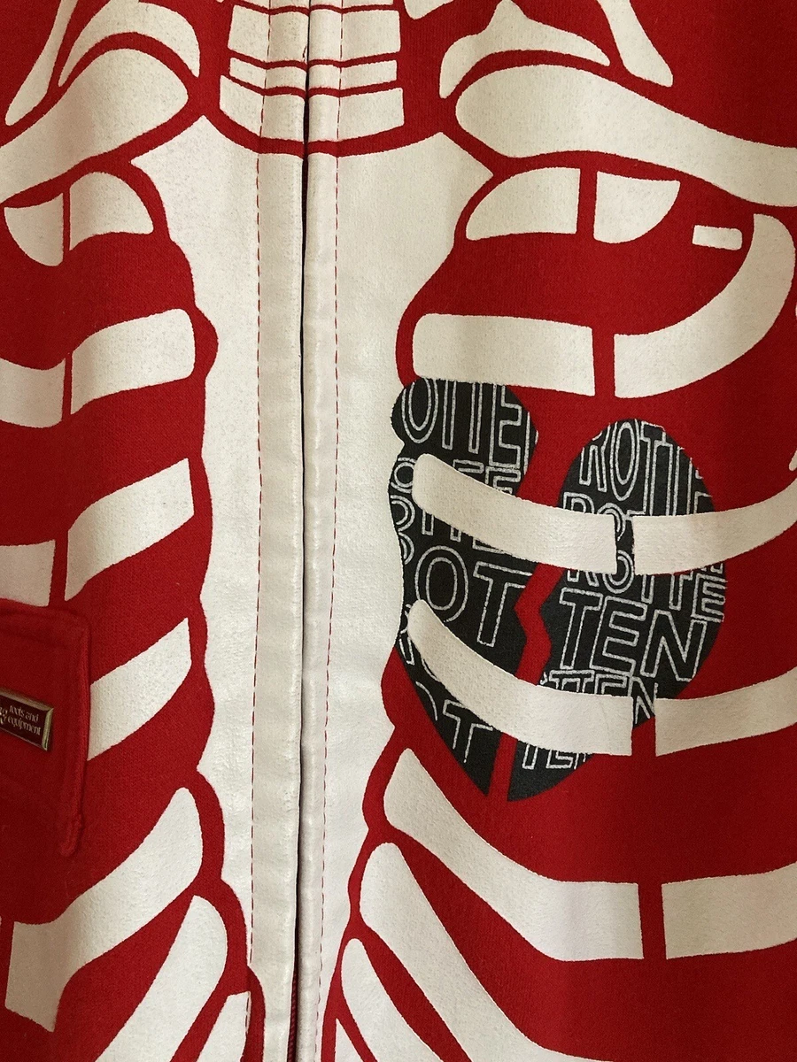 Supreme skeleton top jacket red