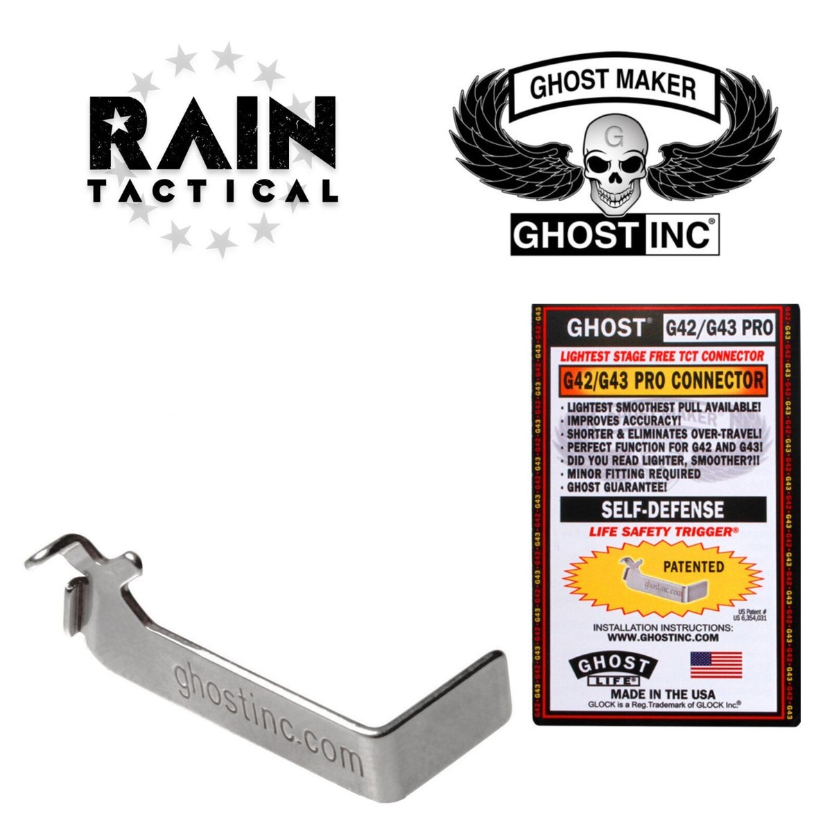 for Glock 42 43 43X 48 Ghost Inc PRO Self Defense & Target Trigger