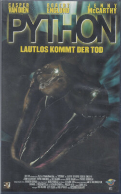 Python - Lautlos kommt der Tod - Frayne Rosanoff Robert Englund - (VHS Cassette