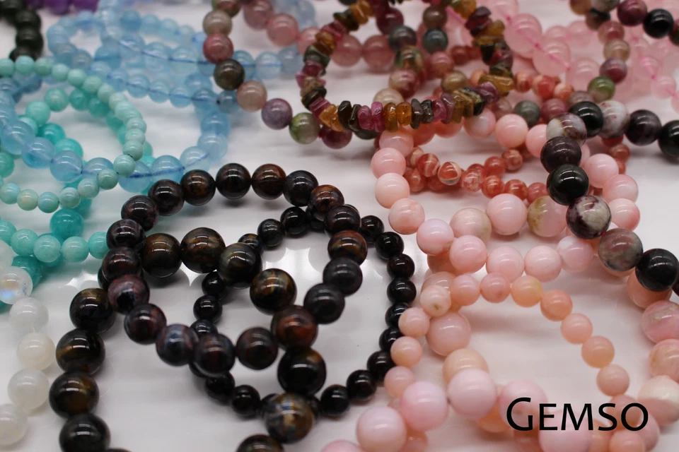 Lapislazuli Statement Halskette Verlauf Perlen Heilsteine Natursteine Edelstein - Bild 2 von 2