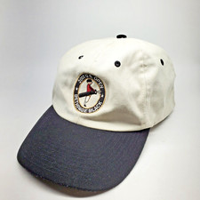 VINTAGE US Open Hat Bethpage Black 2002 Strap Back Golf Cap OSFA Beige USA Made