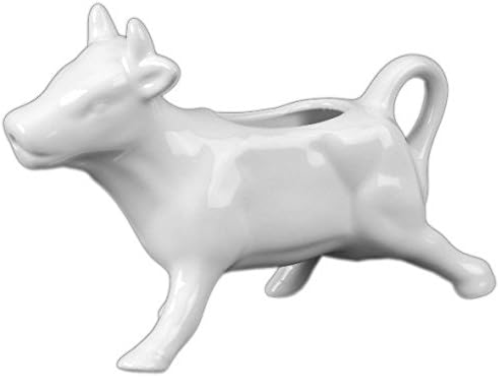 Holst Porzellan Porcellana trihorse kg 1207 FA1 annaffiatoio 0,05 L Mucca, Bianc