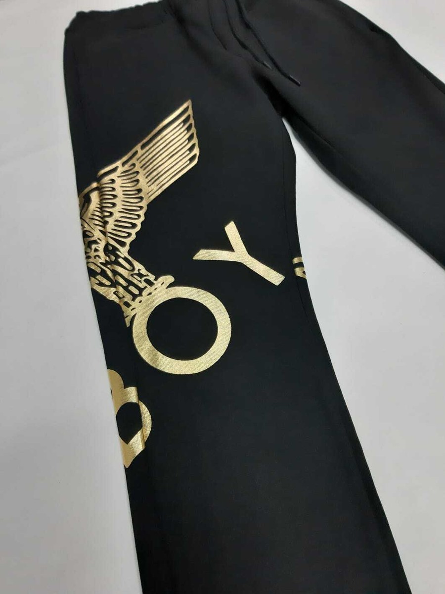 BOY LONDON GOLD PRINT TRACK PANTS-BLACK. | eBay