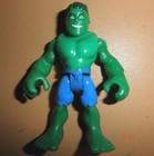 Hulk mini figure MARVEL Playskool super heroes Avengers Spider-man X-men toy 