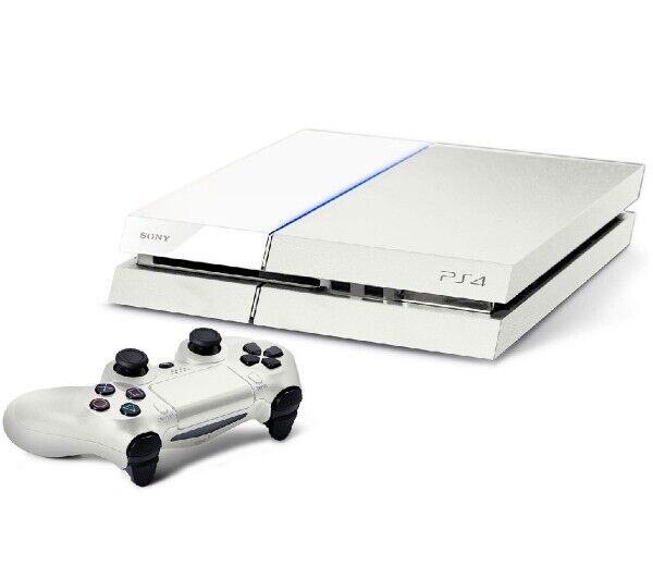 Sony PlayStation 4 - 500GB - Glacier White Home Console - Excellent  Condition