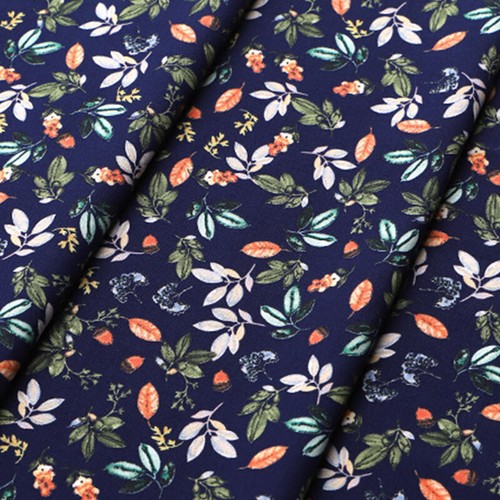 1*1.5m Floral Print Pure Cotton Poplin Fabric DIY Handmade Sewing Dress Cloth - Picture 12 of 41