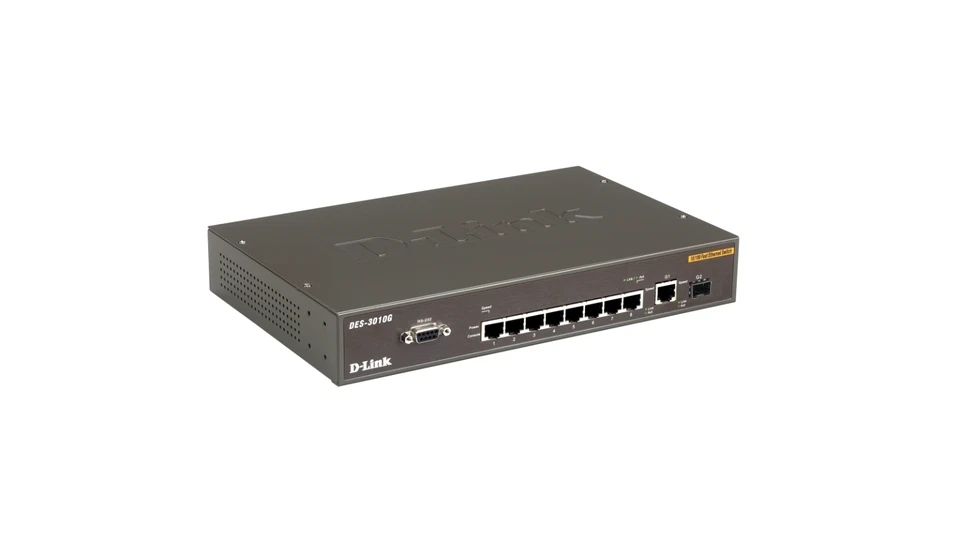D-link Des 3010G Switch 8 Ports Managed 10 100Mbps Switch 1000BaseT (A6) - Image 2 of 4