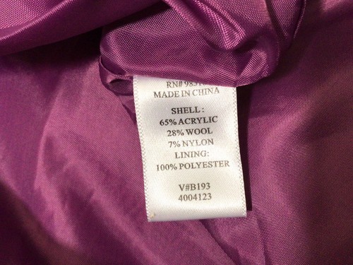 Coldwater Creek Vest Size 12 Full Zip Lined Pockets Purple - Picture 8 of 8