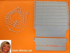 weights 127mm blind vertical chain replacement bottom