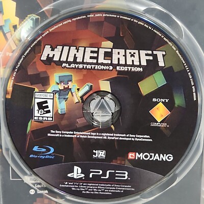 Minecraft Playstation 3 Edition PS3 Game | eBay