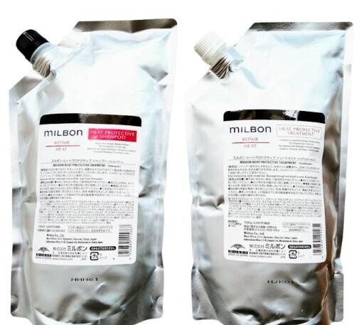 MILBON Heat Protective Repair Shampoo Treatment 1000ml Set Japan