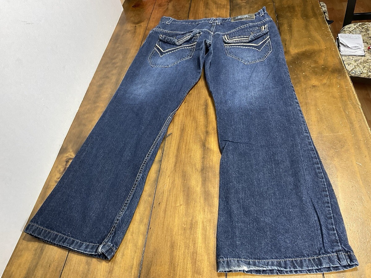 Southpole Jeans Men's 34x30 Embroidered Flap Pockets Blue Denim | eBay