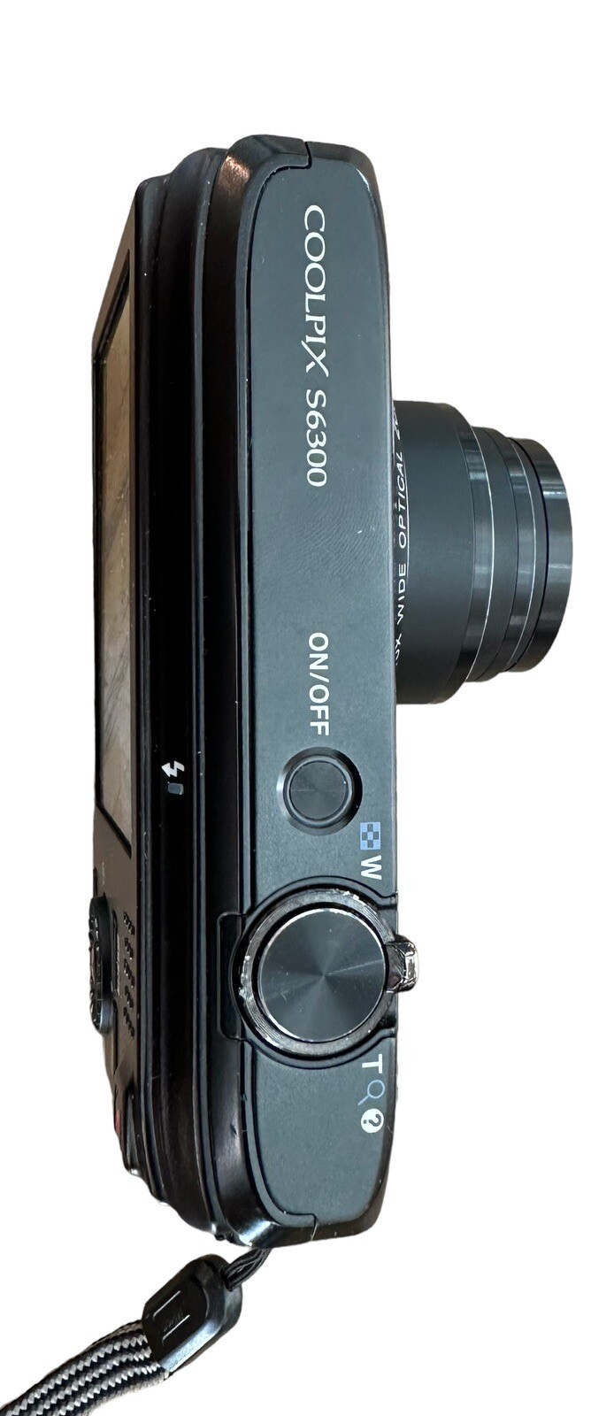 Nikon Coolpix S6300 16MP Digital Camera Battery & Charger 10x Zoom