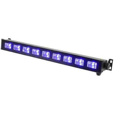 QTX UVB-9 Ultraviolett UV LED Lichtleiste 9 x 3W LEDs Disco Bühne Hintergrundbeleuchtung