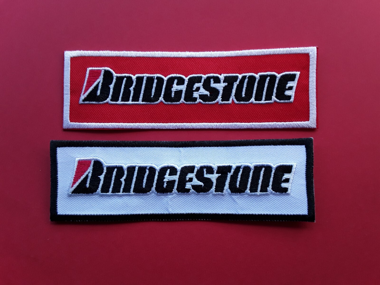 BRIDGESTONE CAR TYRES MOTORSPORT GRAND PRIX RACING RALLY EMBROIDERED ...