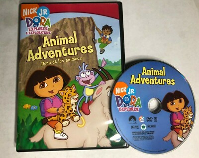 Dora the Explorer - Animal Adventures (DVD, 2006, English/French