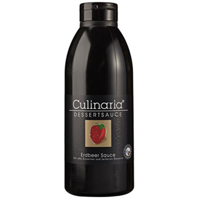 Culinaria Dessert Erdbeer Sauce fruchtig für Eis und Desserts 800ml