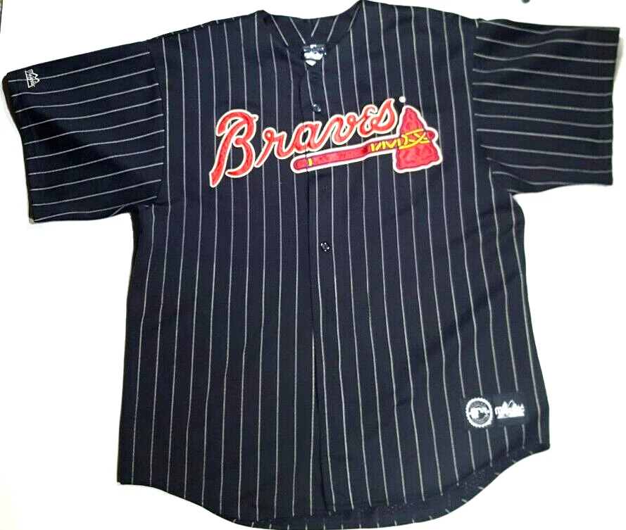 black braves baseball jersey