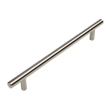 Cosmas Cabinet Hardware Satin Nickel Euro Style Bar Pull #305-224SN