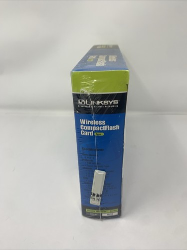 Linksys WCF12 Wireless CompactFlash Card 2.4GHz Fits Type 1 or Type 2 Slot! NEW - 第 2/4 張圖片