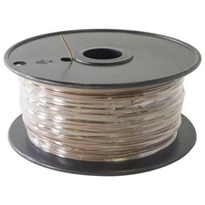 1,000 Feet Brown 22 Gauge Solid Hook-Up Wire, Tinned Copper, PVC Insulation