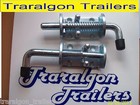 <!--F#f_0-->2x spring loaded tailgate tail gate latches fastener lock suit trailer UTE M18<!--F/-->