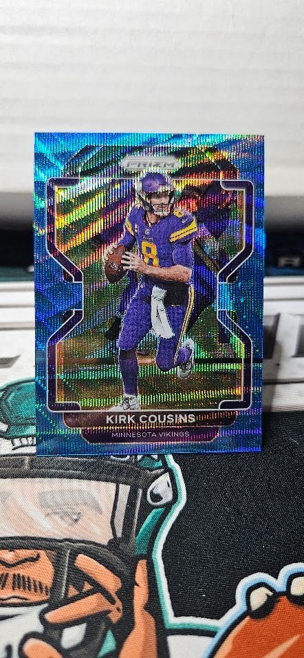 2021 Panini Prizm - Kirk Cousins #128 Blue Wave Prizm /199