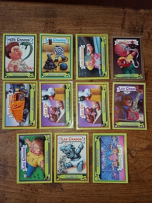 Les Crados Serie 3 / Set mit 11 Karten / French Garbage Pail Kids