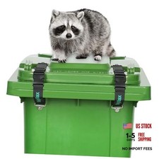 Trash Can Locks for Animals, Raccoon Bear Proof Trash Can Lock, Easy to 2 PCS