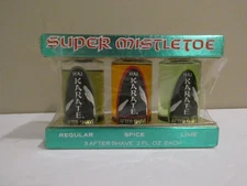 Vtg. HAI KARATE Gift Set After Shave Super Mistletoe Regular Spice & Lime. NEW.
