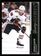 2021-22 Upper Deck #718 Josiah Slavin Young Guns RC