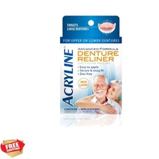 Advanced Formula Denture Reliner - Refit and Tighten Dentures/for Both Upper ...