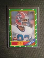 1986 Topps #388 Andre Reed  Rookie Buffalo Bills HOF  NRMT READ