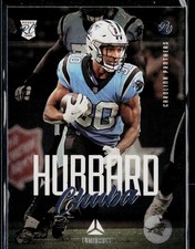 2021 Panini Chronicles #222 Chuba Hubbard Luminance Update Rookies Green