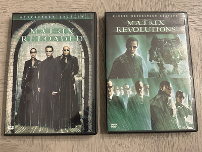 The Matrix Reloaded DVD / Matrix Revolutions DVD Widescreen 2-Disc Editions