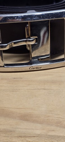 Tank de Cartier Leather Belt Brown Buckle - Picture 3 of 8