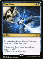 X 1 Time Sieve NM-M Foil Double Masters 223 MTG Magic The Gathering