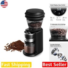 Hibrew G3 Burr Coffee Grinder: 40mm Conical, 31 Adj. Settings, Anti-Static Tech