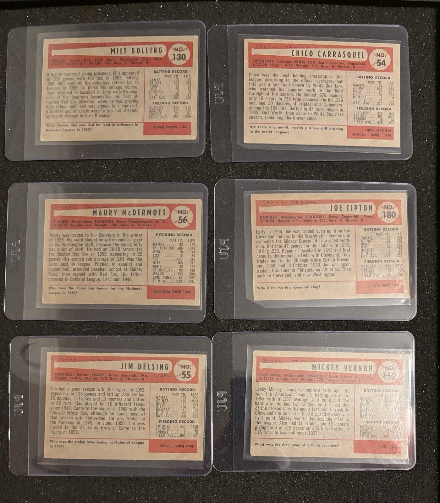 1954 Bowman Baseball 25-Card Signed Auto Lot PSA/BAS Pen-Signed Very Rare. view 10