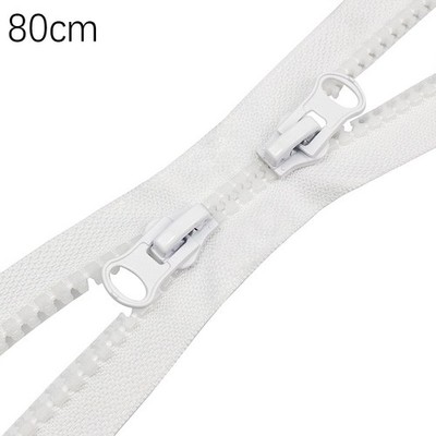 Resin Zipper Open-end Single Double Sliders Zippers Two-way Jacket Coat Long Zip