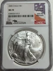 New Listing2005 MS-70 MERCANTI SIGNED NGC CHIEF ENGRAVER LABEL SILVER EAGLE - LOW POP EAGLE