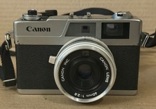 Canon Canonet 28 Rangefinder Film Camera w/ Canolite Flash-Film Tested
