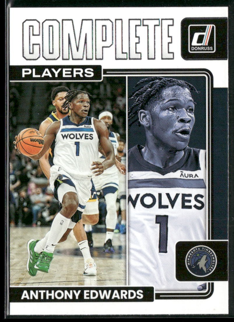 Anthony Edwards 2022-23 Donruss #7 Complete Players Minnesota Timberwolves