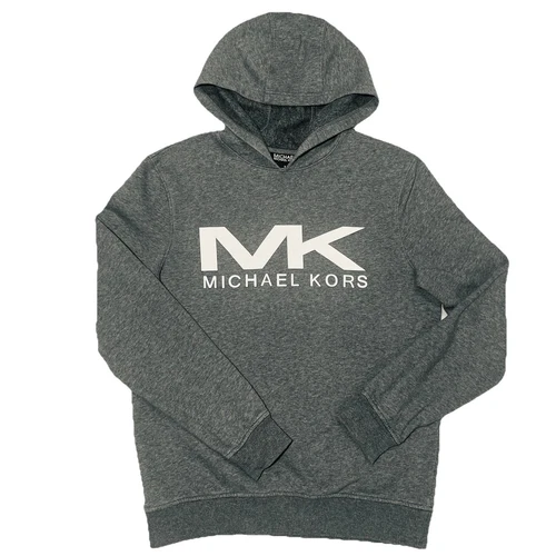 Felpa con cappuccio Michael Kors con logo riflettente uomo S Activewear corsa