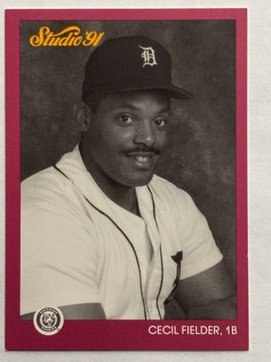 1991 Studio #53 Cecil Fielder Detroit Tigers