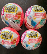 MGA's Miniverse Make It Mini Lifestyle Series 2, Mystery LOT OF 4
