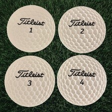 Titleist Golf Coasters Set of 4 Brand New 3d Printed