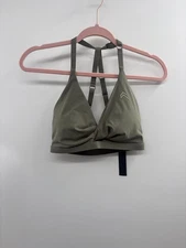 Oner Active Unified Twist Sports Bra ONERU002 Women's Medium Alpine Green - NWT
