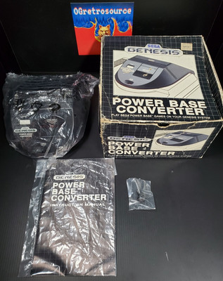 Sega Genesis Power Base Converter Model #1620 - CPLT RESTORED !!
